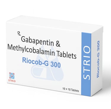 RIOCOB-G, GABAPENTIN + METHYLCOBALAMIN TABLETS BY STRIO HEALTHCARE