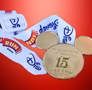 2016 Tokyo Disneyland Fun and Run Race Medal