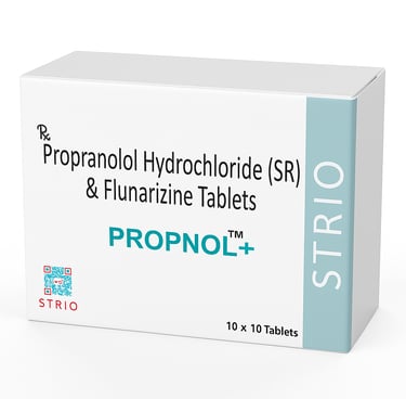 PROPNOL+, PROPRANOLOL & FLUNARIZINE TABLETS BY STRIO HEALTHCARE