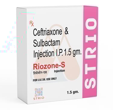RIOZONE-S, CEFTRIAXONE SULBACTUM INJECTION BY STRIO HEALTHCARE