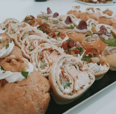 Plateau de petits fours salés