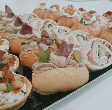 Plateau de petits fours salés