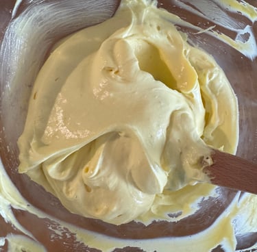 crème diplomate à la rose