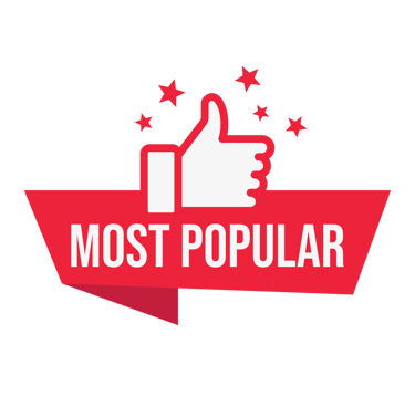 a thumbs up with the words most popular package for signature growth web design studio