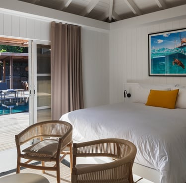Bungalow 1 villa noah à st barthélémy plage de st jean