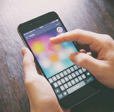 Texting sharp knife to make an appointment