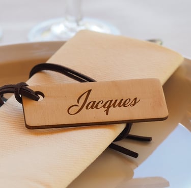 Chez Mathilde - Porte prénom gravé à la découpeuse laser