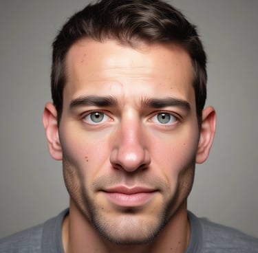 A happy young woman smiling in front of her new modern home.