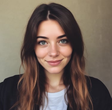 Close-up of a woman gently applying cream to her face in a bright, minimalist bathroom.