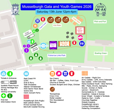 Map of Gala activities