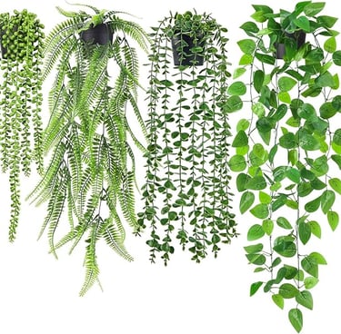 4 Pack Artificial Plants Indoor