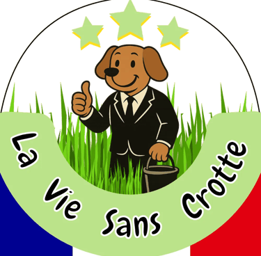 Logo La Vie Sans Crotte – service de ramassage canin éco-responsable en Île-de-France
