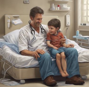 two surgeons performing surgery on a patient