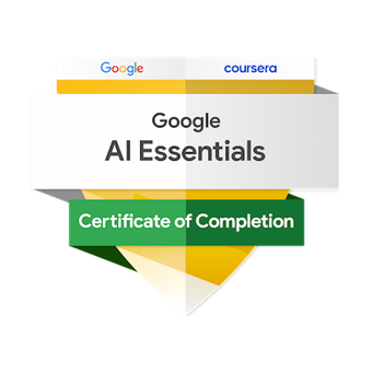 Google Artificial Intelligence Certified