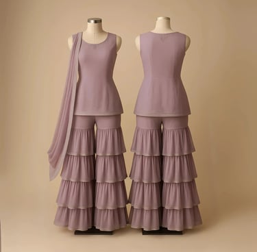 Layered sharara Designs