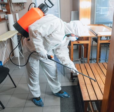 a man in a white suit and a man in a white suit and orange jacket