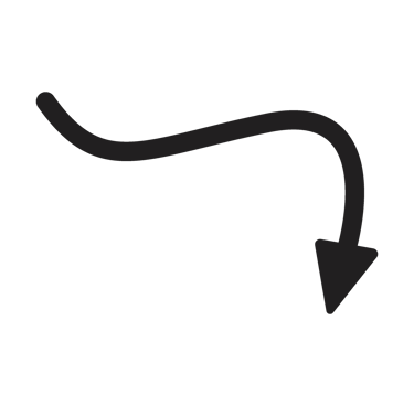 a black and white arrow pointing to the left