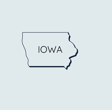 Map of Iowa