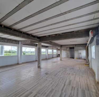 Foto da obra vista interior, Área comercial, CEASA-PE.