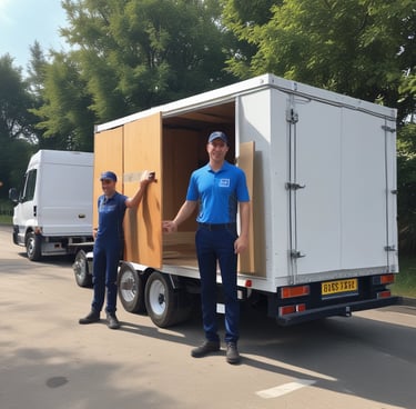 a man riding a skateboard down a street next to tall buildings