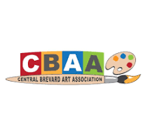 a logo for central brevard art association