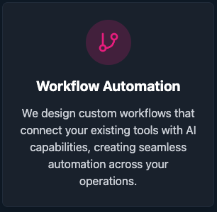 Workflow Automation Design custom workflows connecting your tools with AI for seamless operations.
