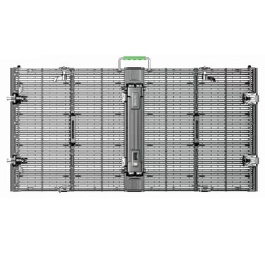 Transparent LED display screen on the stage