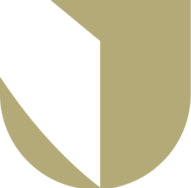 a black and white logo with a curved circle