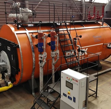 Antalya’da gerçekleştirilen buhar kazanı periyodik muayene işlemi