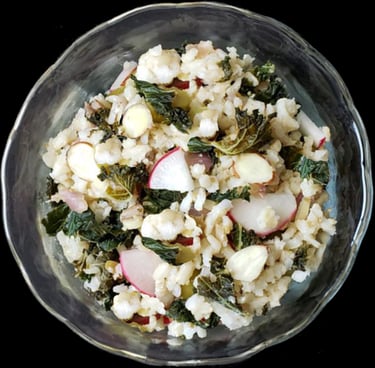 Kale Fennel Rice Bowl