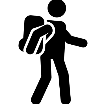 pictogramme d'un voyageur