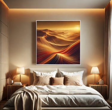 tableau mural salon