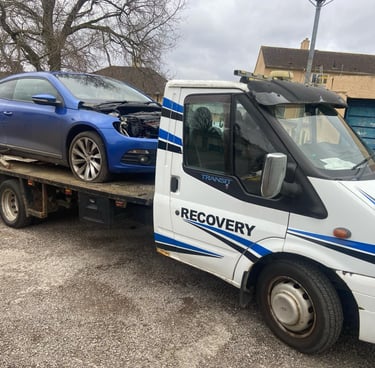 alt="Vehicle loaded for transport across Worcestershire"