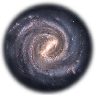 a spiral view of a galaxy - milky way galaxy