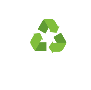 Logotipo ecologico en color verdes con lineas de diseño