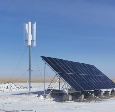 Өмнөговь аймаг 30квт нар салхи хосолсон систем