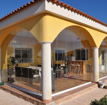 domestic glass curtains