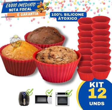 Forminha de silicone forma assadeira