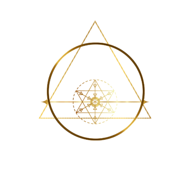 logo de El arte como camino de vida formado por simbolos geométricos mágicos artisticos y holisticos