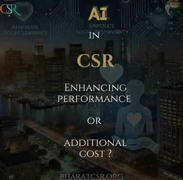 Leveraging AI and Machine Learning for Enhanced CSR Performance | Bharat CSR BRSR