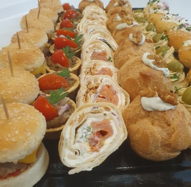 Plateau de petits fours salés