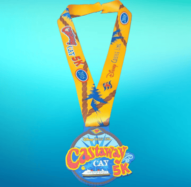 2016 Disney Castaway Cay 5K Medal