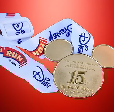 2016 Tokyo Disneyland Fun and Run Race Medal