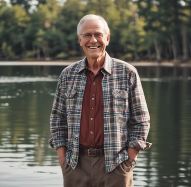 A construction site with a large amount of debris including wood and metal pieces scattered across the ground. A yellow excavator with visible treads is parked amidst the rubble. Surrounding the area are gray tarps and a residential building in the background.