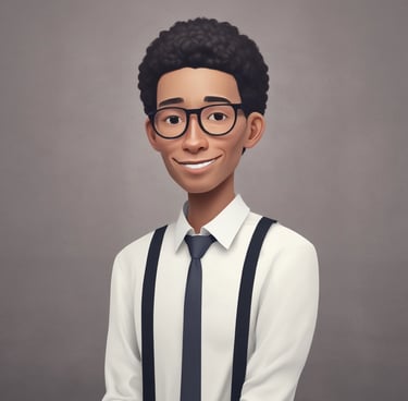 A large cargo ship is prominently displayed with the word 'SHIPPING' painted in bold white letters on its blue hull. The upper section of the ship is stacked with multicolored shipping containers. A person dressed in an orange jacket is in the foreground, partially visible, facing towards the ship.