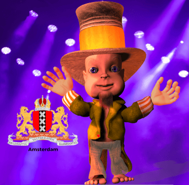 a cartoon character dressed in a top hat
