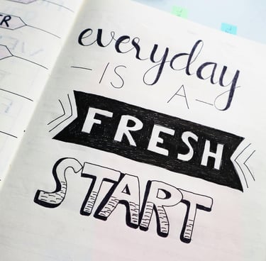 every day is a fresh start text