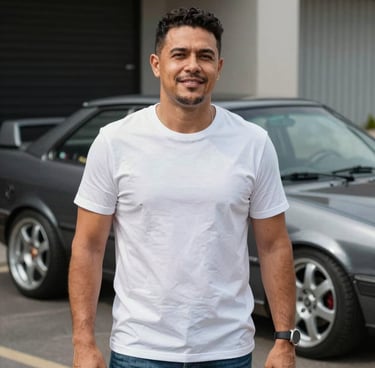 Tow truck lifting a car on a busy São Paulo street at dusk.