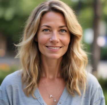 woman wearing black crew-neck shirt