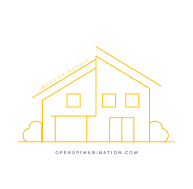 Illustration maison représentant l’image de marque - branding et identité visuelle